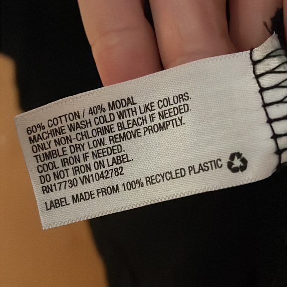 •AVA&VIV•LONG DLEEVE BLACK FLOWY SCOOPNECK BLOUSE SIZE 2X EUC - Picture 6 of 6